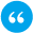 inverted commas icon