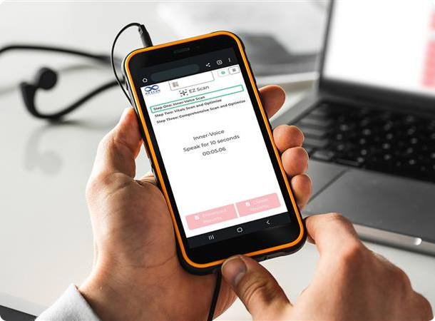 Inner Voice scan, mobile device